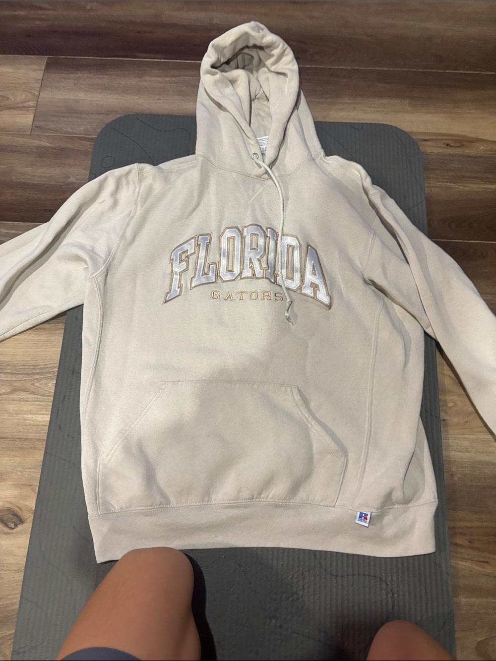 Russell Athletic Cream Florida Gators Crewneck Hoodie